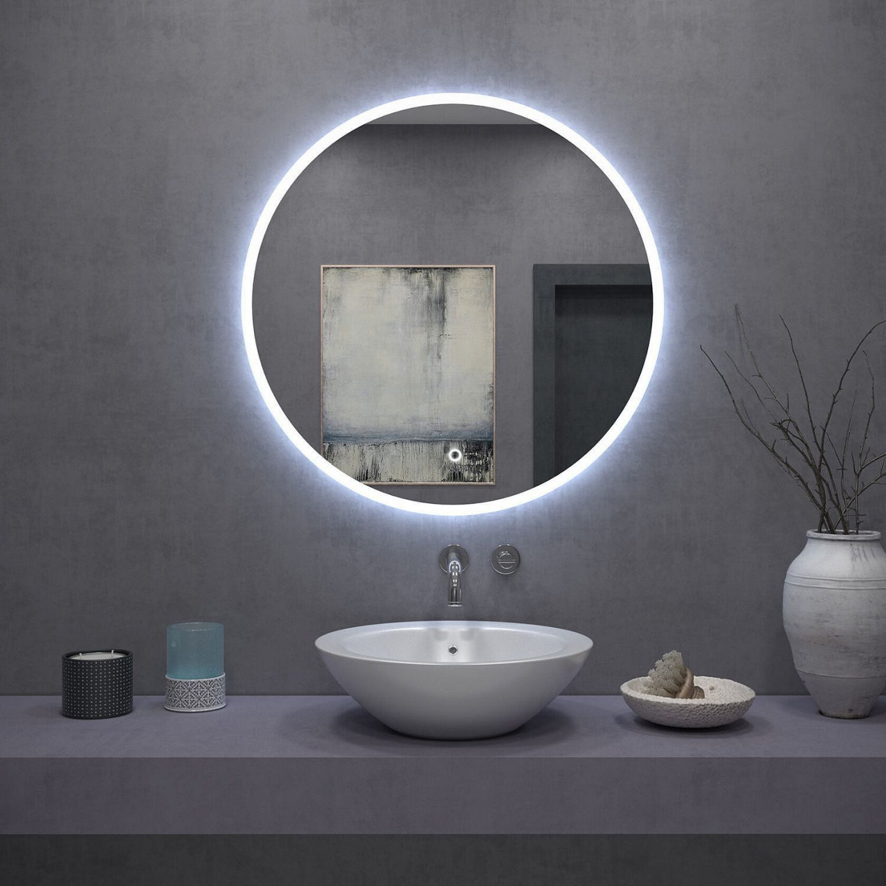 Poze Oglinda LED 50cm FFJ50