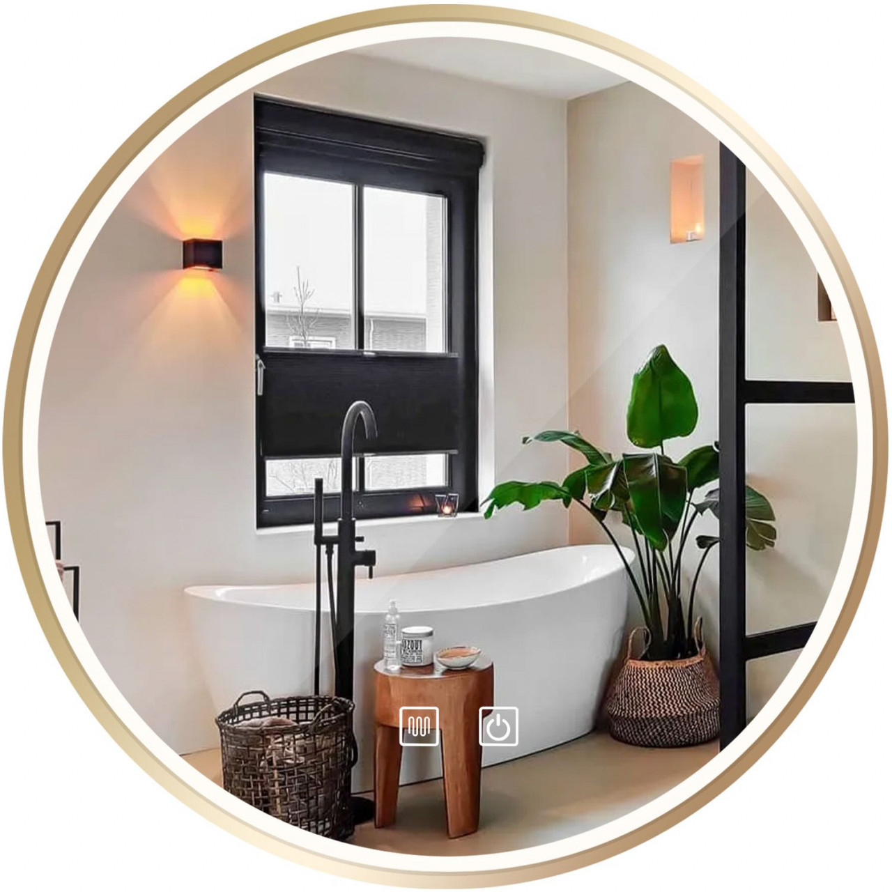 Poze Oglinda LED 70cm MMJ