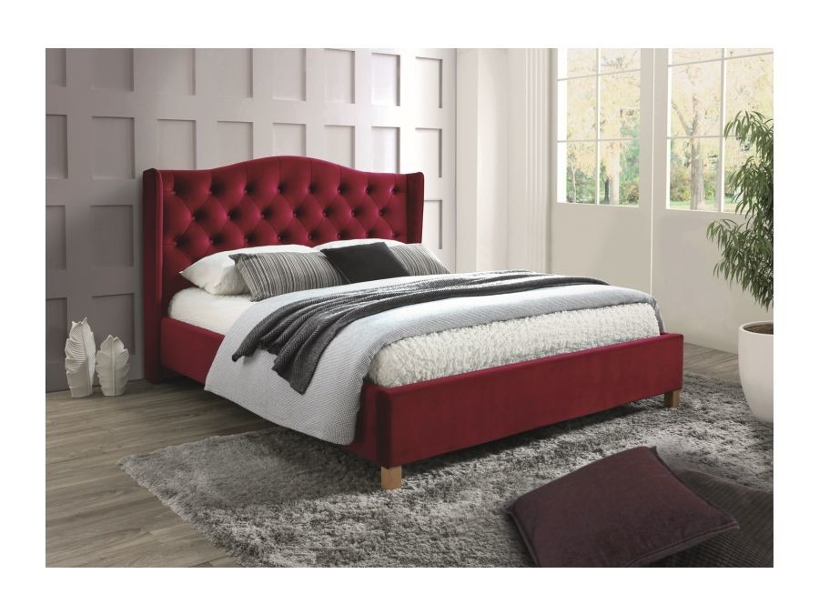 Poze Pat Aspen velvet bordo Blu59 160×200 cm