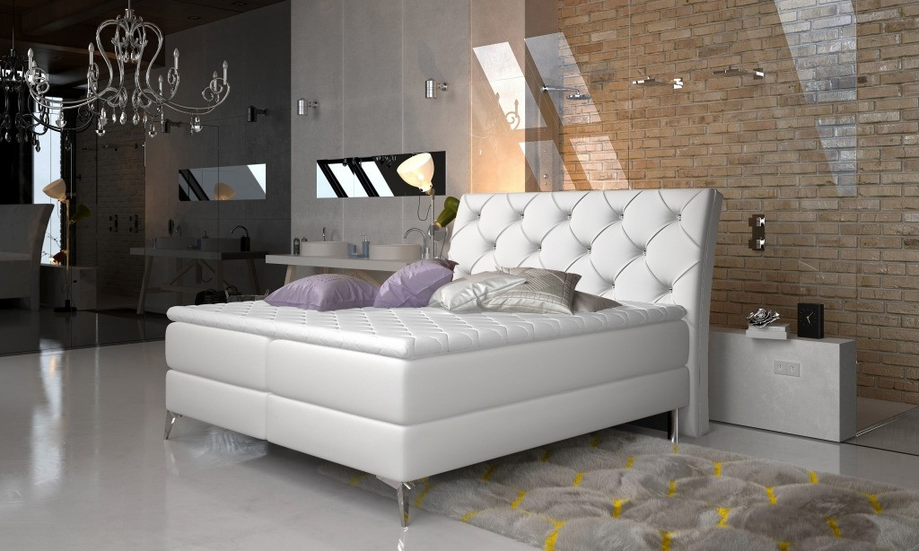 Poze Pat tapitat Adel – 160/200, L215 x l165 x h118 cm
