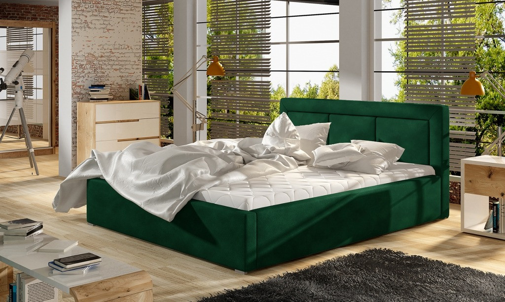 Poze Pat tapitat Belluno – 140/200, L223 x l140 x h93 cm