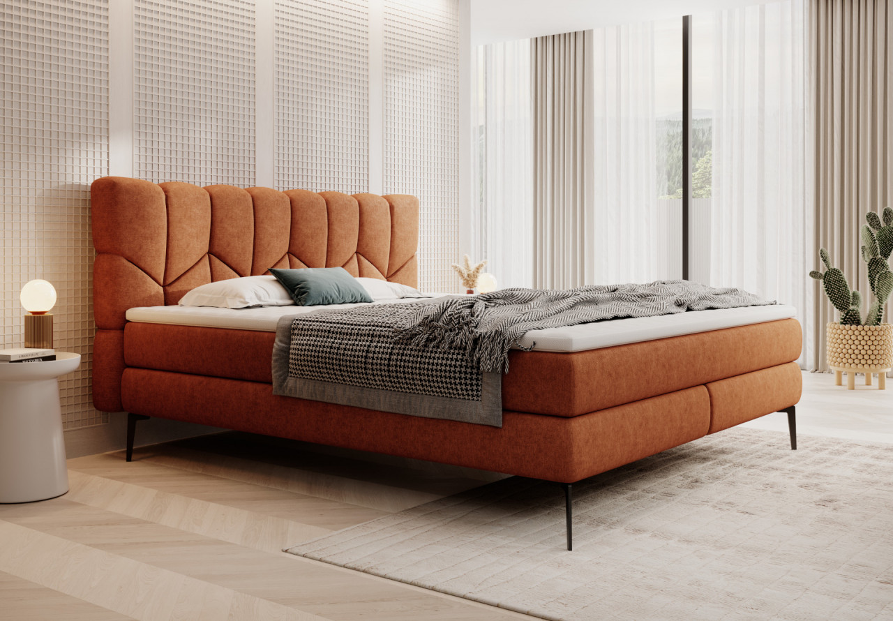 Poze Pat tapitat boxspring Bari 180x200 cm