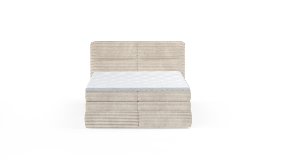 Poze Pat tapitat boxspring Hudson 160x200 cm