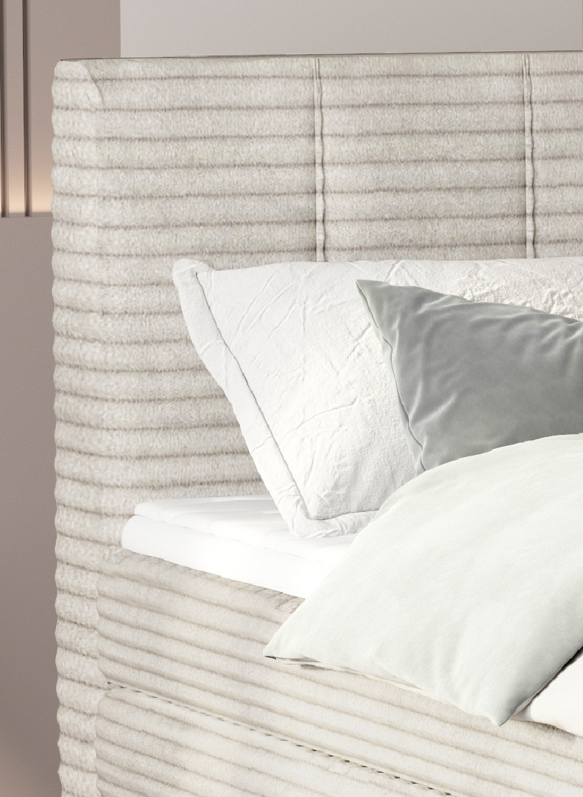 Poze Pat tapitat boxspring Sydney 140x200 cm