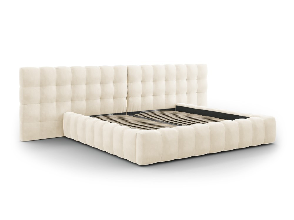 Poze Pat tapitat catifea Bali T – 200×200 cm