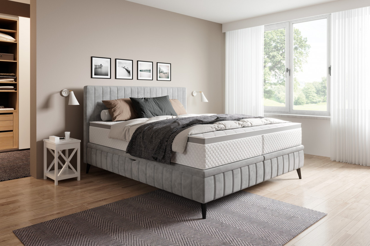 Poze Pat tapitat Caya 140x200 cm