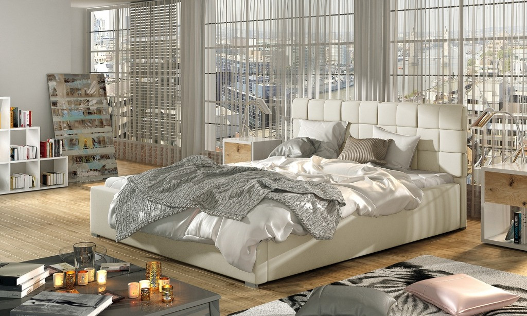 Poze Pat tapitat Grand – 160/200, L223 x l160 x h93 cm