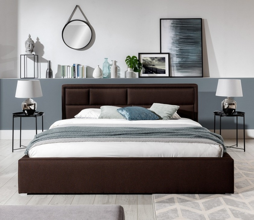 Poze Pat tapitat Latina – 160/200, L223 x l160 x h93 cm