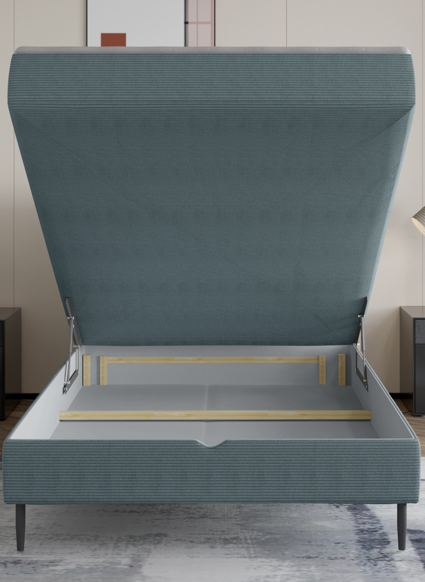 Poze Pat tapitat Nepo 120x200 cm