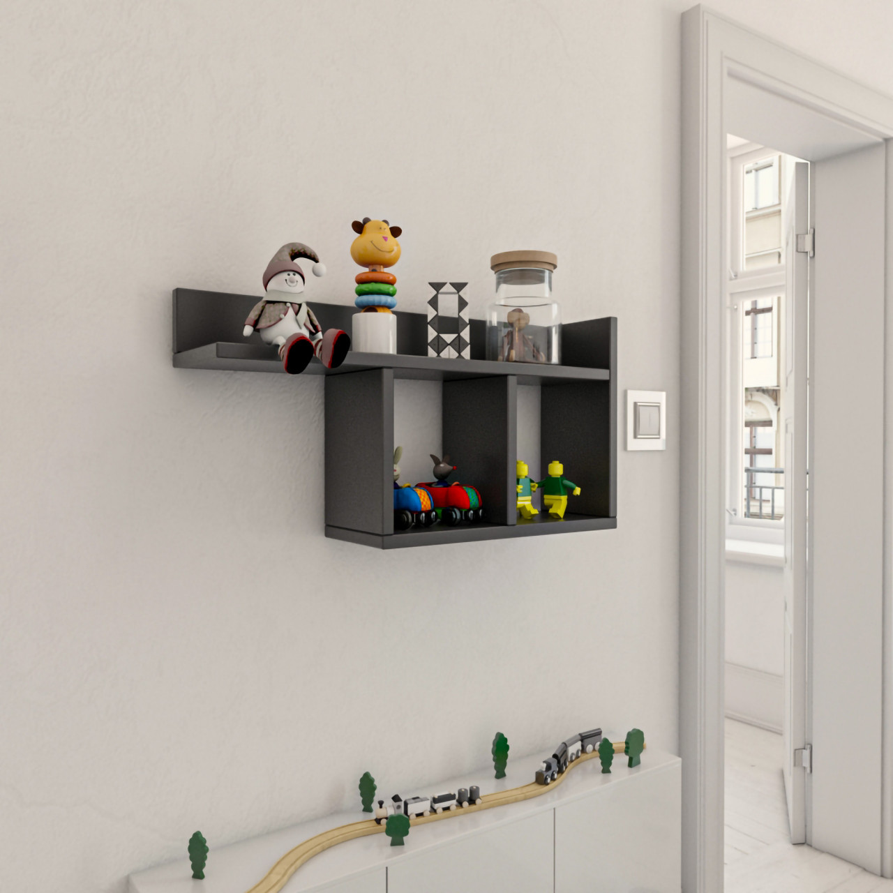 Poze Raft de perete Room antracit