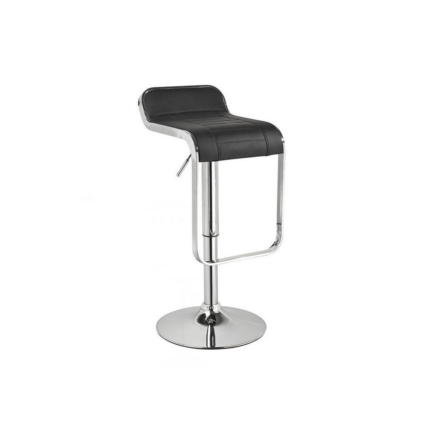 Poze Scaun bar tapitat C-621 negru - H 68 cm