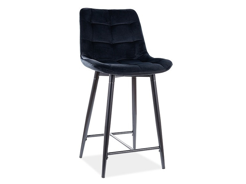 Poze Scaun de bar Chic H-2 Negru – H92 cm