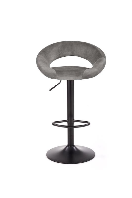 Poze Scaun de bar H-102 velvet gri