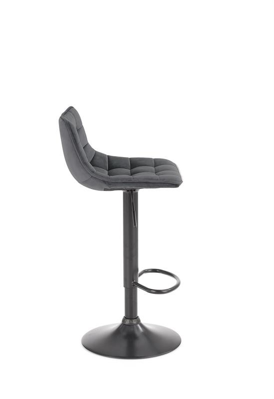 Poze Scaun de bar H-95 velvet gri