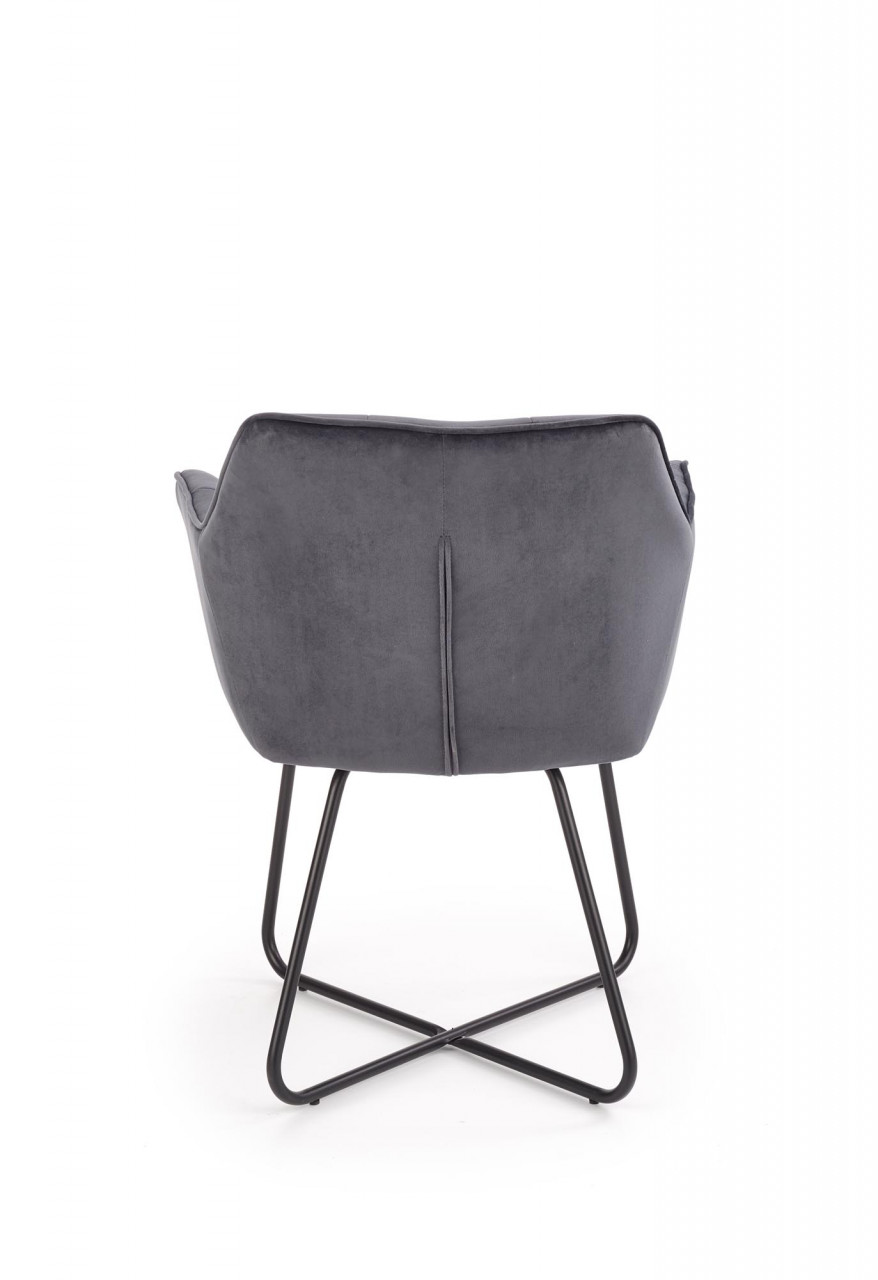Poze Scaun K377 velvet gri
