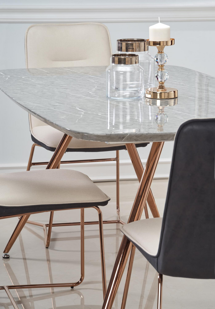 Poze Scaun K390 piele ecologica crem