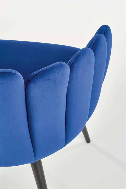 Poze Scaun K410 velvet bleumarin – H85