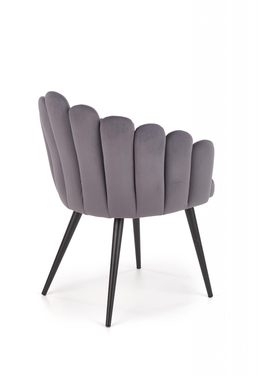 Poze Scaun K410 velvet gri