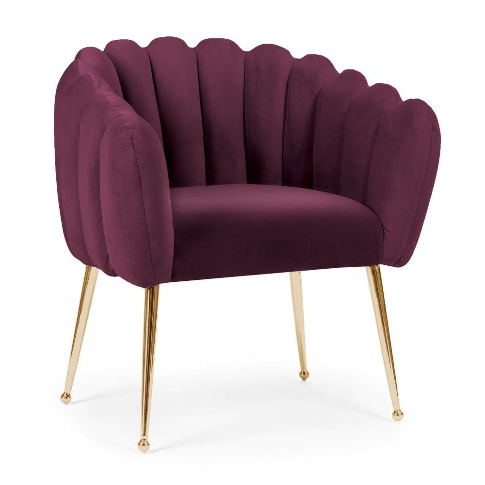 Poze Scaun Lili burgundy/gold – H81 cm
