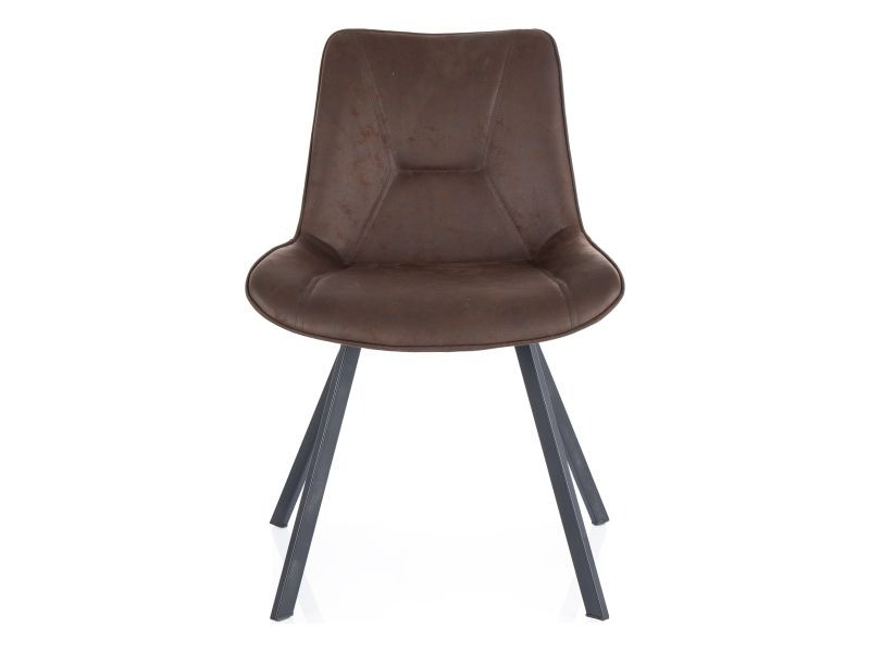 Poze Scaun Link maro inchis/negru tap.229