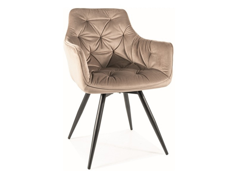 Poze Scaun Mango velvet bej Blu40