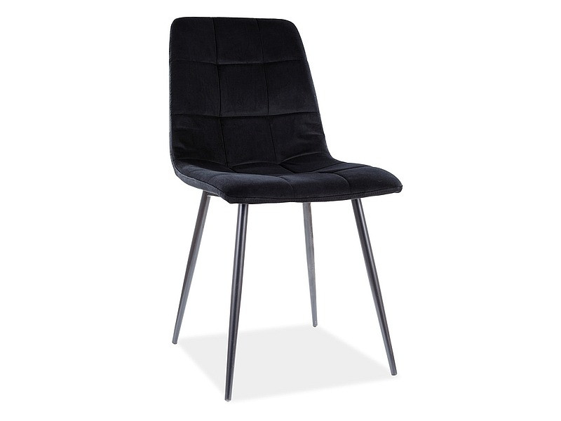 Poze Scaun Mila matt velvet negru99/negru