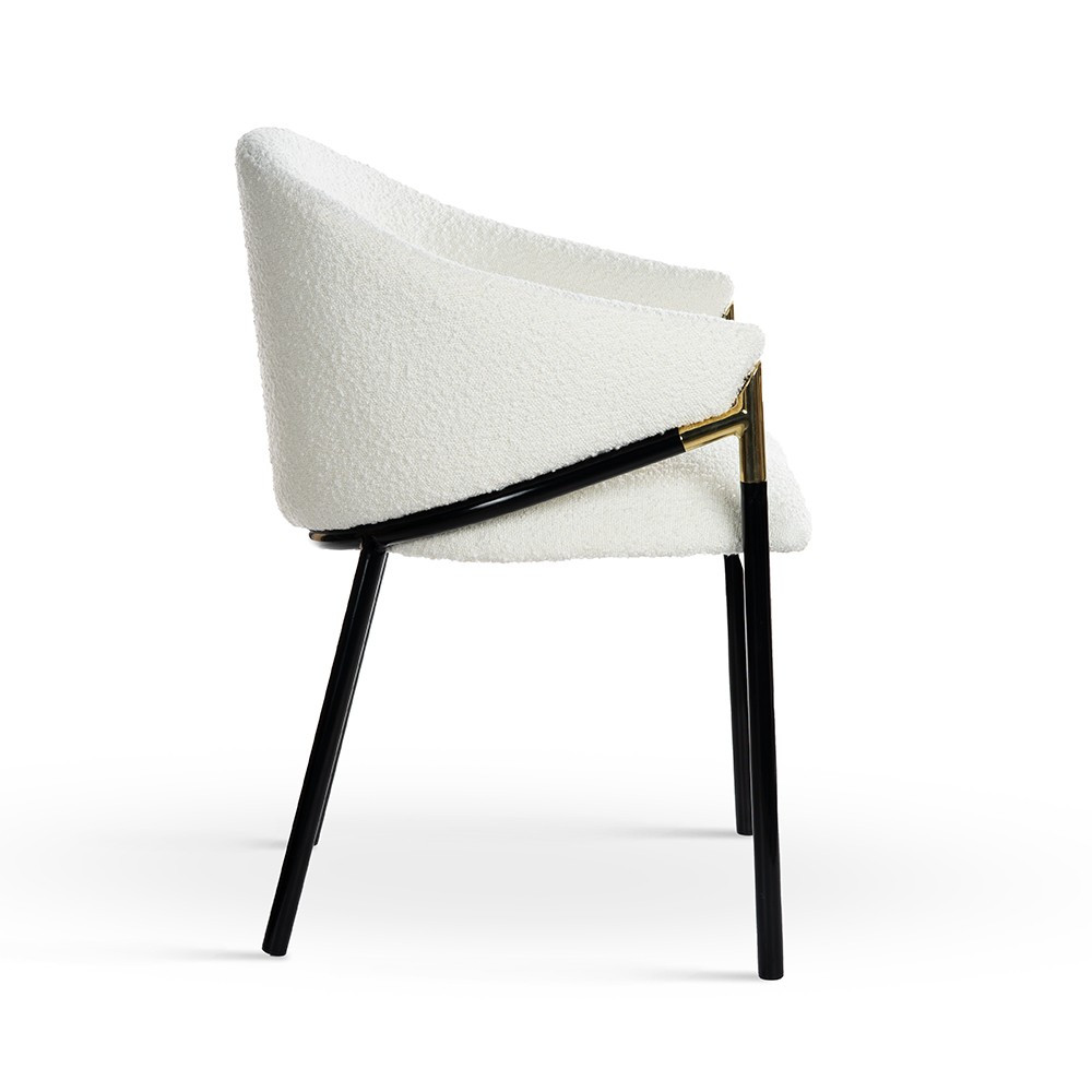 Poze Scaun plusat Fancy bej - H77 cm