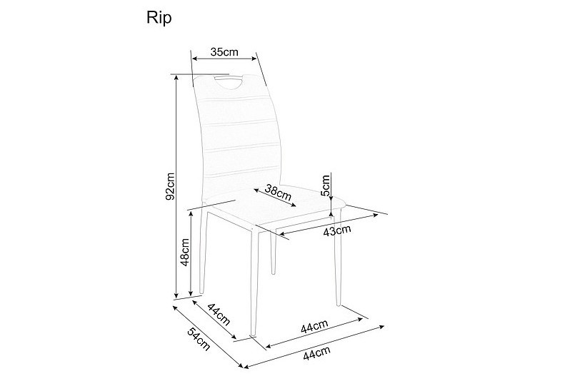 Poze Scaun Rip velvet bej Blu28