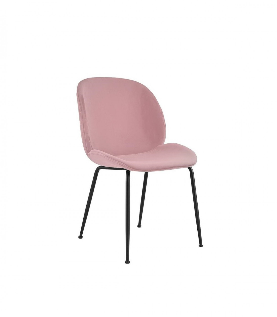 Poze Scaun Scoop Velvet roz – H86 cm