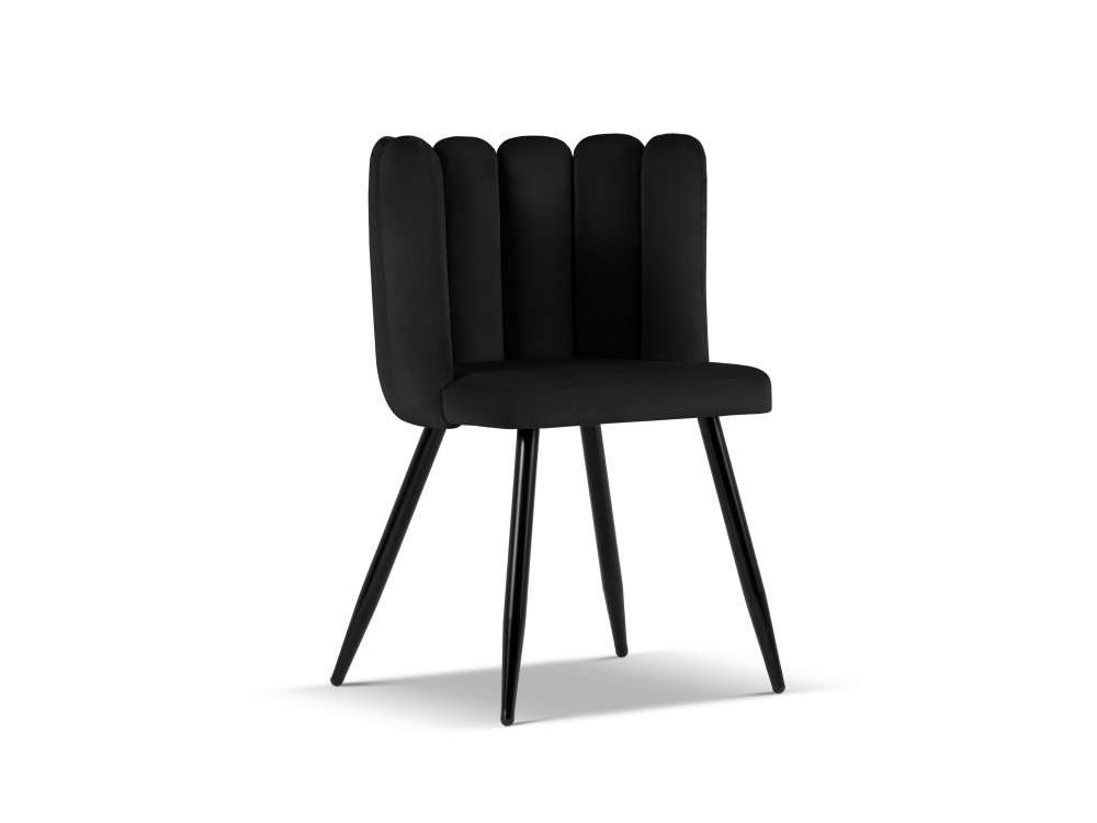 Poze Scaun tapitat cu catifea Evora - H82 cm