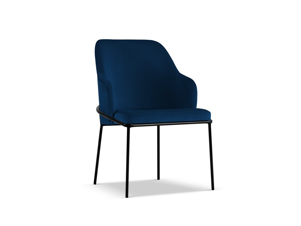 Poze Scaun tapitat cu catifea Sandrine - H84 cm