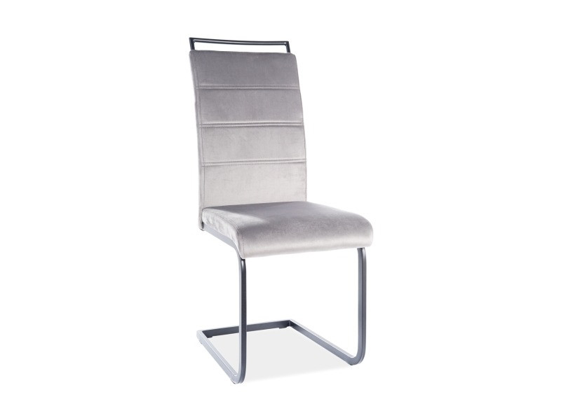 Poze Scaun tapitat H-441 Velvet – Gri