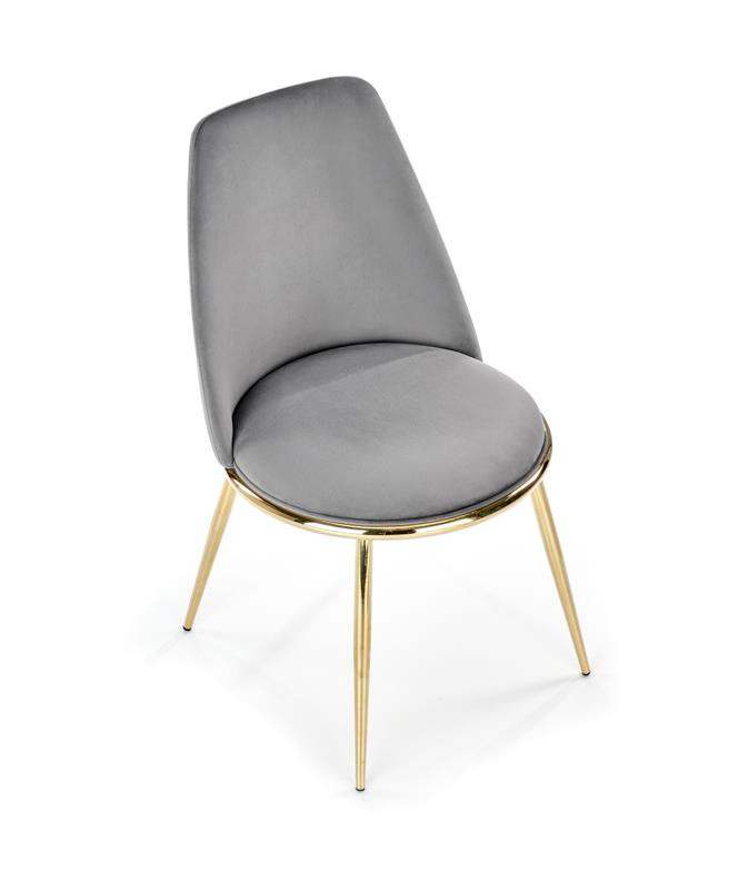 Poze Scaun tapitat K460 - Gri/Gold