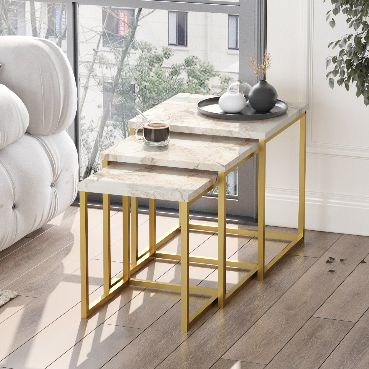 Poze Set 3 mese de cafea VG7-GE