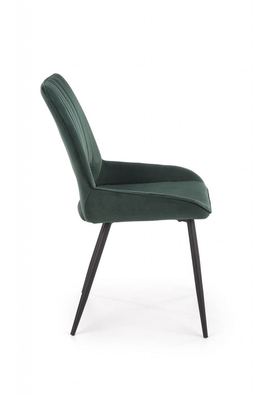 Poze Set masa extensibila Cambell L140-180 + 4 scaune K404 velvet verde