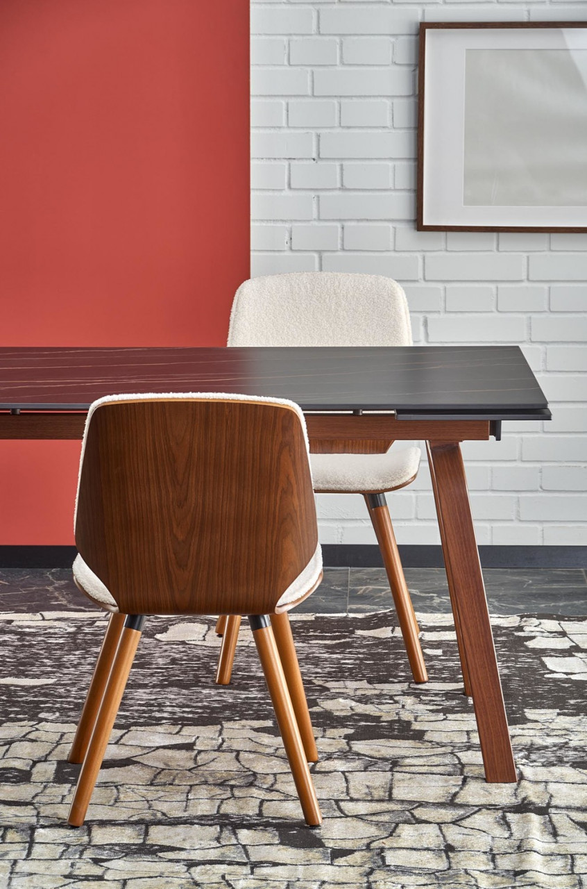 Poze Set masa extensibila Lozano L140-200 + 4 scaune K511 crem/nuc