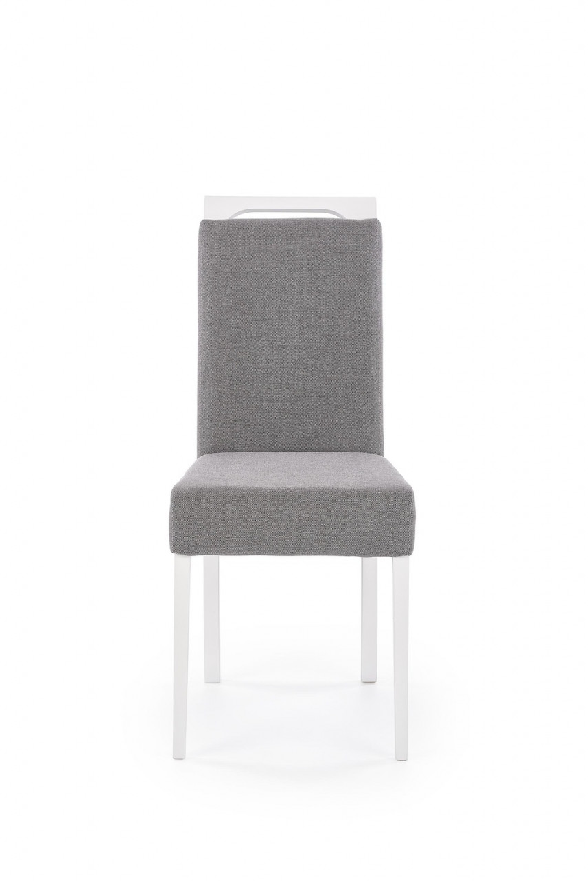 Poze Set masa extensibila Sorbus alb/alb L100-200 cm + 4 scaune Clarion gri/alb Inari91