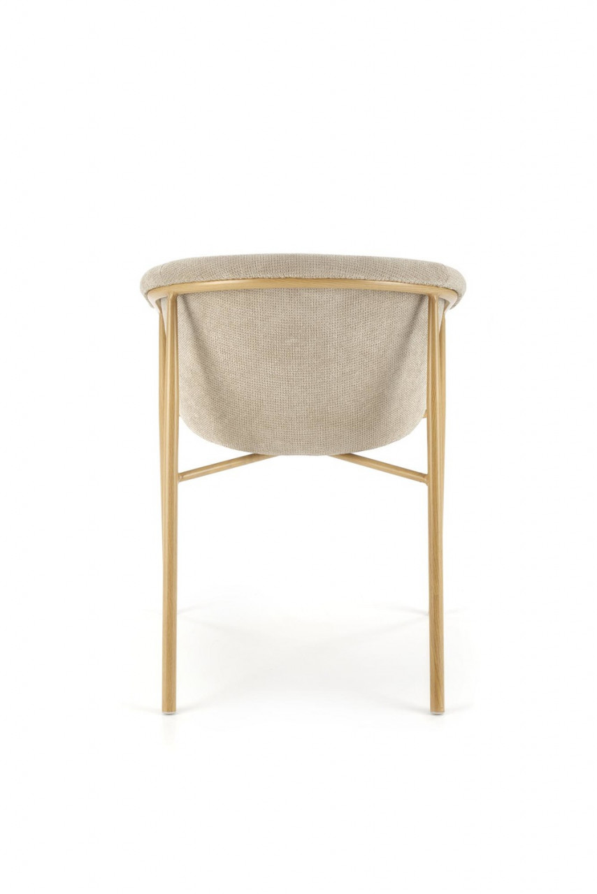 Poze Set masa rotunda Hugo + 4 scaune K489 bej/auriu