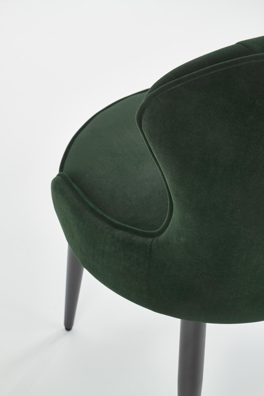 Poze Set masa rotunda Mozambik ø120 cm + 4 scaune K366 verde inchis