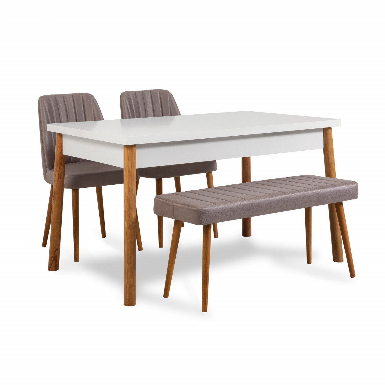 Poze Set masa si scaune (4 piese) Costa Atlantice White-Grey