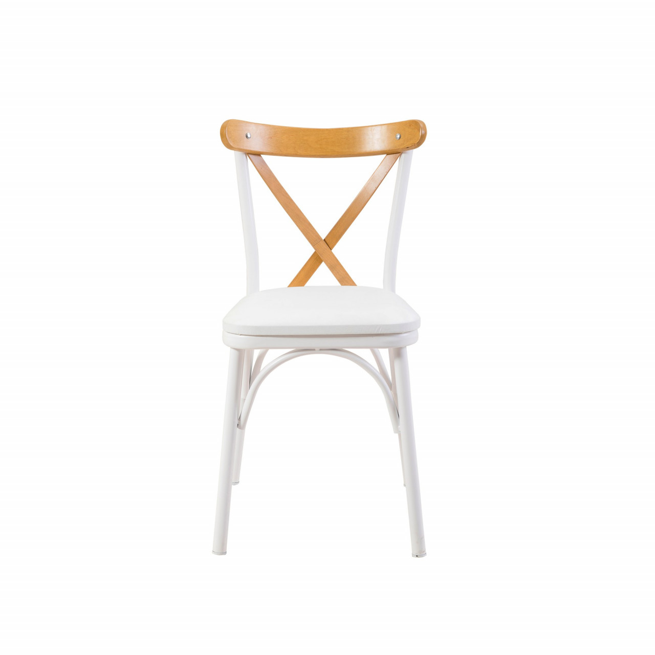 Poze Set masa si scaune (4 piese) OLİVER SBT KARİNA-WHİTE