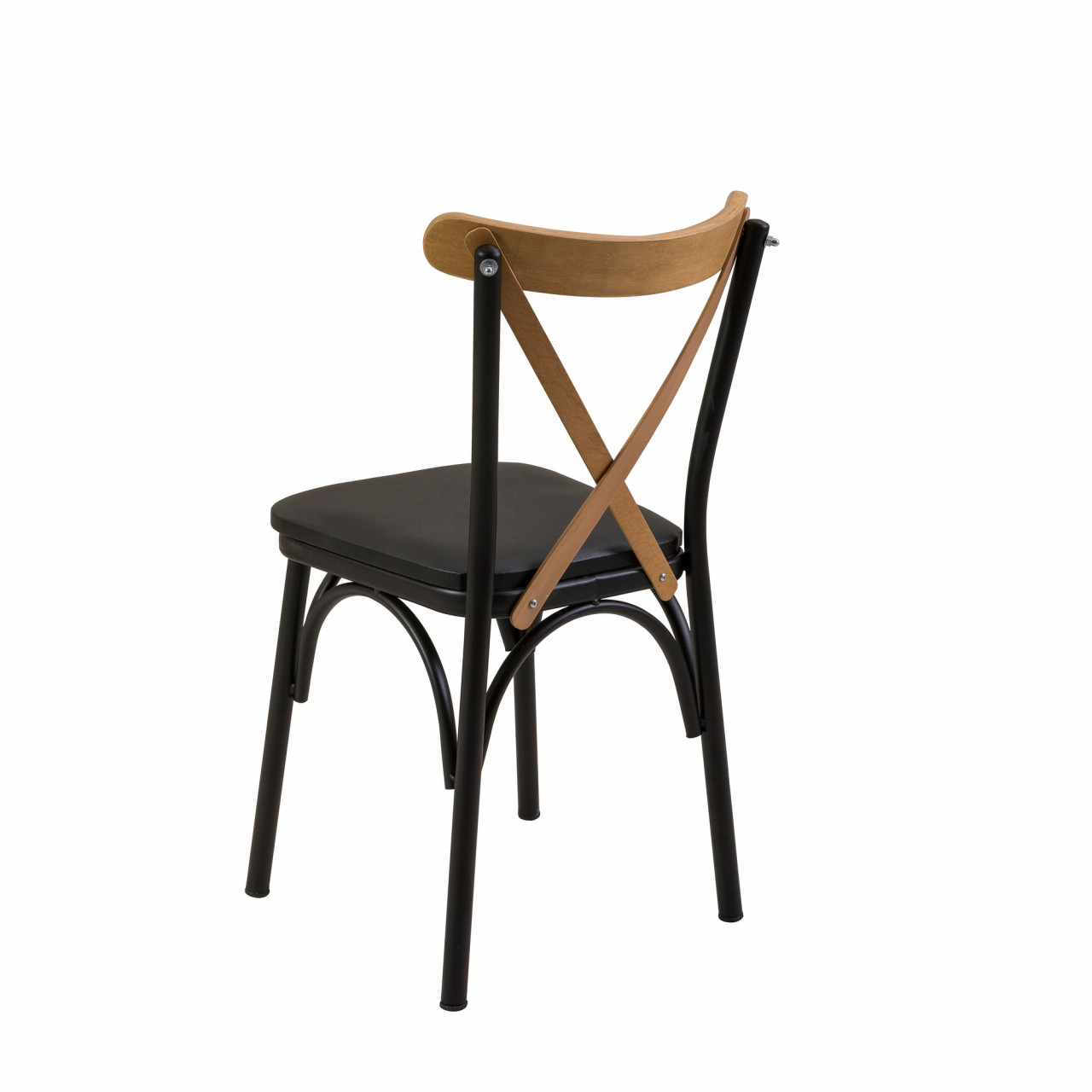 Poze Set masa si scaune (6 piese) OLİVER SBT.KARİNA-BLACK