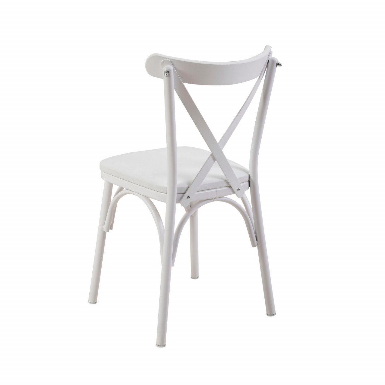 Poze Set masa si scaune (6 piese) OLİVER SBT.WHİTE-KARİNA-WHİTE