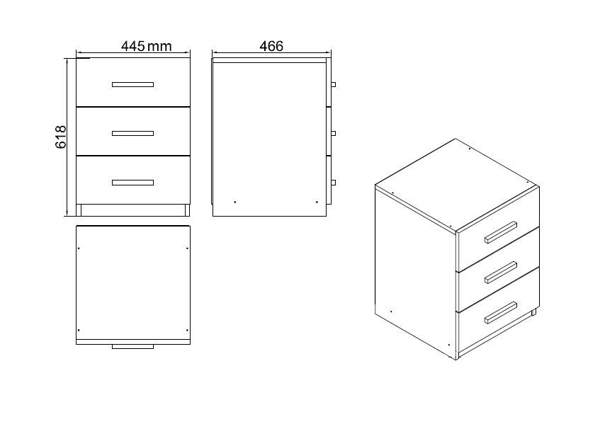 Poze Set mobilier de birou VO14 - BA ( 5 piese)