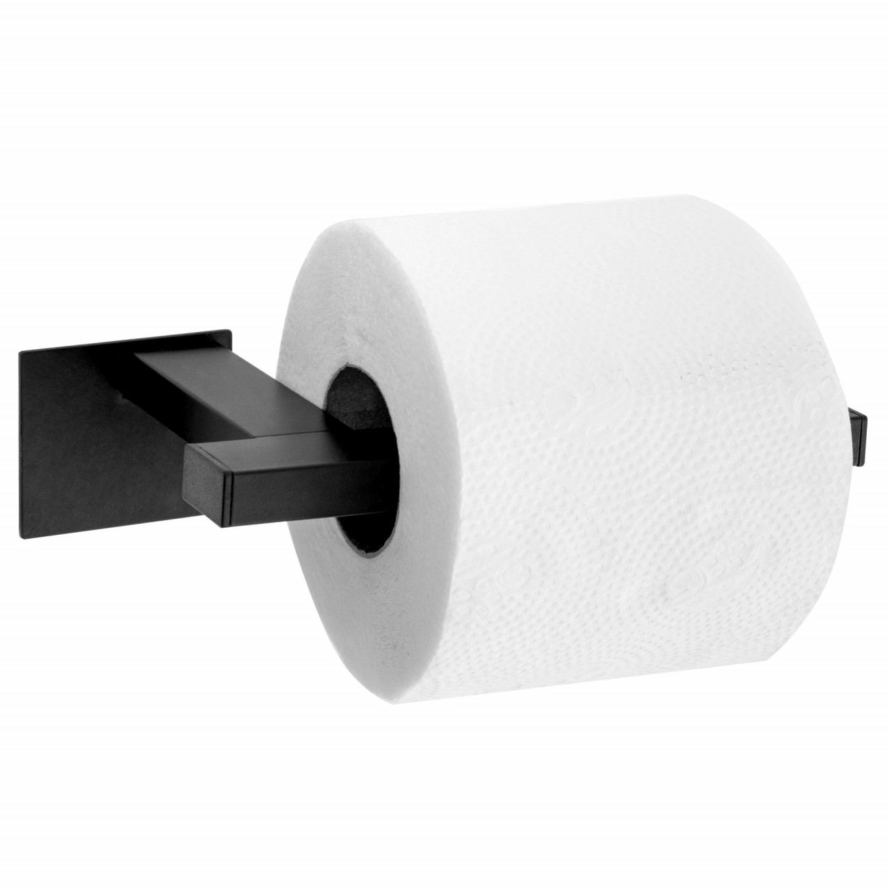 Poze Suport hartie igienica negru mat 392599