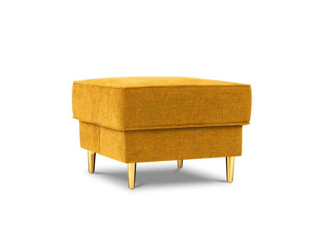 Poze Taburet Fano tapitat picioare gold – L64 x l64 x h44
