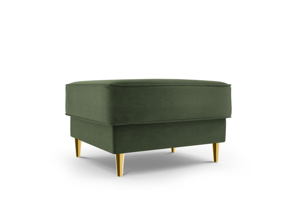 Poze Taburet Fano tapitat velvet/picioare gold – L64 x l64 x h44