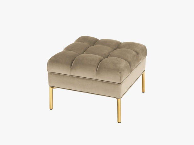 Poze Taburet Karoo catifea L60 cm