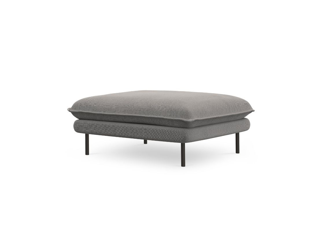 Poze Taburet tapitat Vienna picioare negre – L100 x l80 x h43 cm