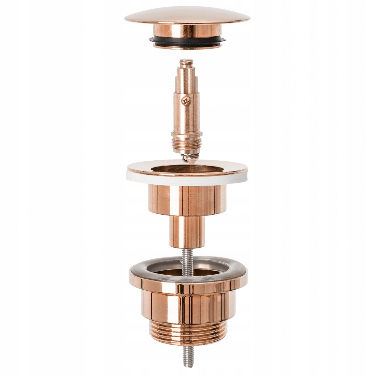 Poze Ventil lavoar Click-Clack universal rose gold